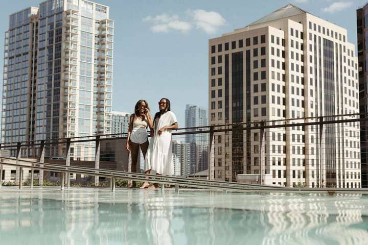 Rooftop pool